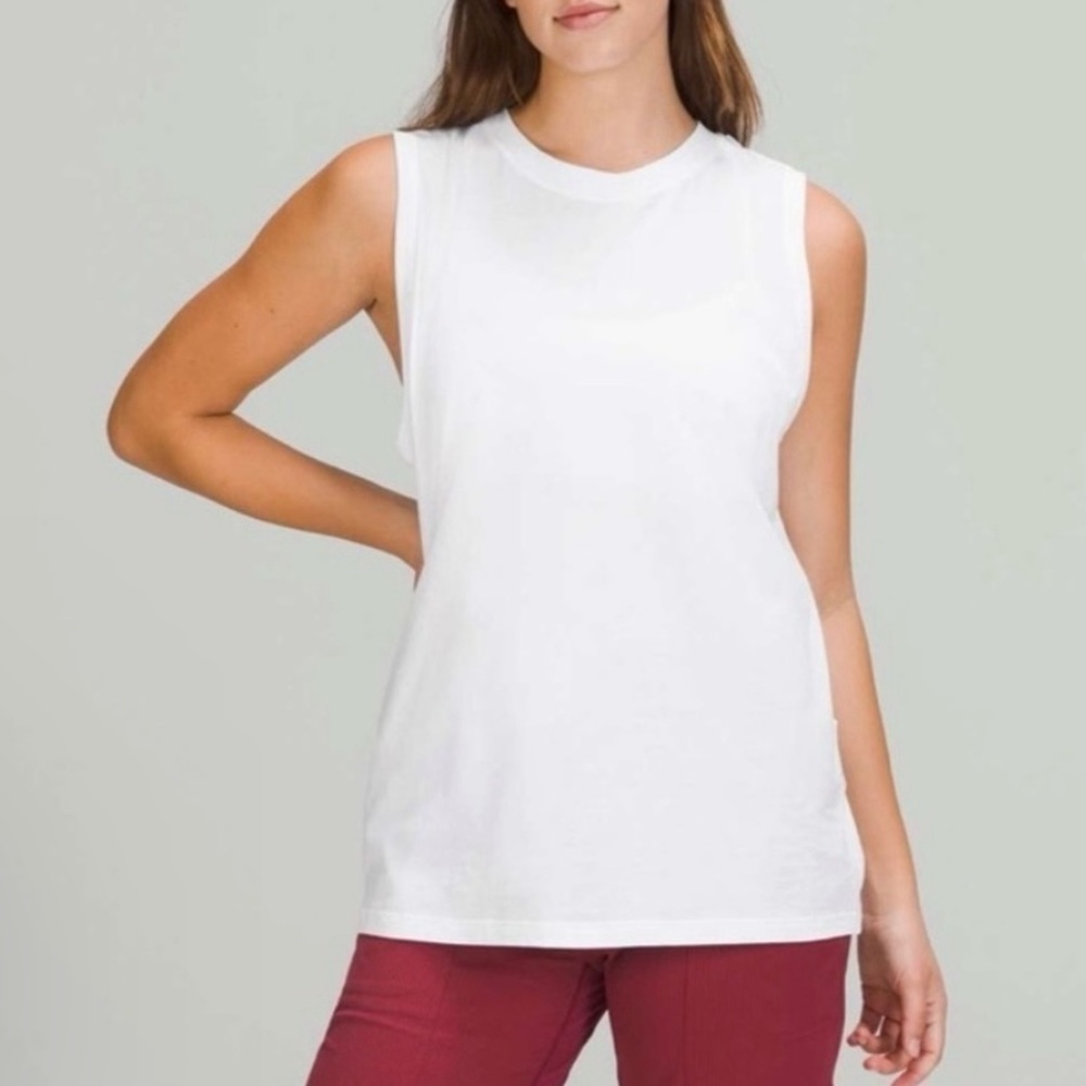 Lululemon Women’s All Yours Tank Top in White Sz 10/12